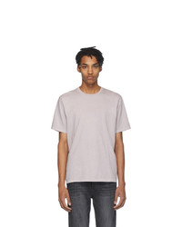 hellviolettes T-Shirt mit einem Rundhalsausschnitt von Frame