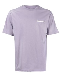 hellviolettes T-Shirt mit einem Rundhalsausschnitt von Izzue