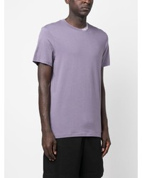 hellviolettes T-Shirt mit einem Rundhalsausschnitt von The North Face