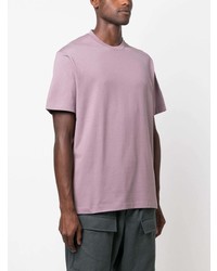 hellviolettes T-Shirt mit einem Rundhalsausschnitt von Y-3