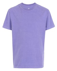 hellviolettes T-Shirt mit einem Rundhalsausschnitt von OSKLEN