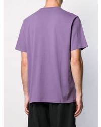 hellviolettes T-Shirt mit einem Rundhalsausschnitt von Carhartt WIP