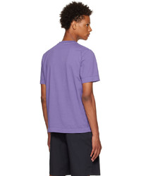 hellviolettes T-Shirt mit einem Rundhalsausschnitt von 1017 Alyx 9Sm