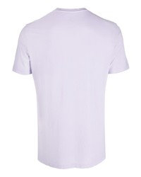 hellviolettes T-Shirt mit einem Rundhalsausschnitt von Altea