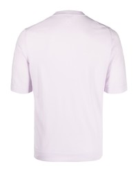 hellviolettes T-Shirt mit einem Rundhalsausschnitt von Ballantyne