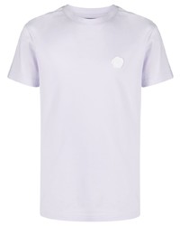 hellviolettes T-Shirt mit einem Rundhalsausschnitt von Viktor & Rolf