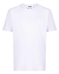 hellviolettes T-Shirt mit einem Rundhalsausschnitt von YMC