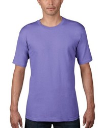 hellviolettes T-shirt von Anvil