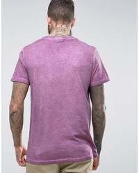 hellviolettes T-shirt von Weekday