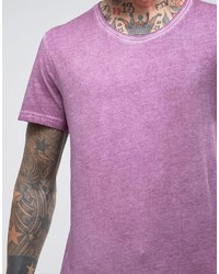 hellviolettes T-shirt von Weekday