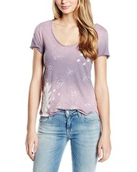 hellviolettes T-shirt von True Religion