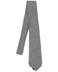 Krawatte mit Hahnentritt-Muster