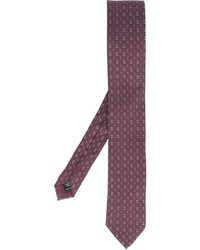 lila bedruckte Krawatte von Dolce & Gabbana