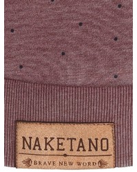 lila bedrucktes Sweatshirt von Naketano