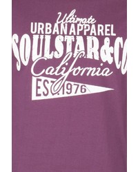 lila bedrucktes Sweatshirt von SOULSTAR