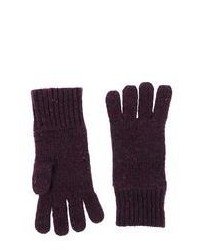 lila Handschuhe