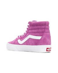 lila hohe Sneakers von Vans