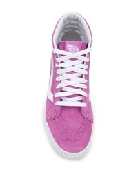 lila hohe Sneakers von Vans