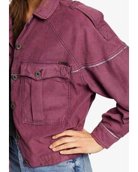 lila Jeansjacke von khujo