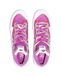 lila niedrige Sneakers von Nike