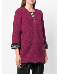 lila Pullover mit einem Reißverschluß von Kenzo