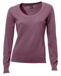 lila Pullover mit einem Rundhalsausschnitt von B.C. BEST CONNECTIONS by Heine