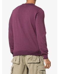 lila Pullover mit einem Rundhalsausschnitt von CP Company