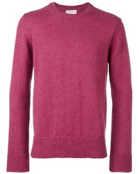 lila Pullover mit einem Rundhalsausschnitt von Officine Generale