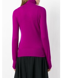 lila Rollkragenpullover von Chalayan