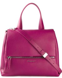 lila Shopper Tasche aus Leder von Givenchy