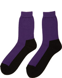 lila Socken von Comme des Garcons