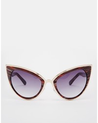 lila Sonnenbrille von Cat Eye
