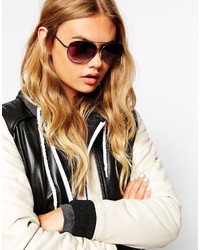 lila Sonnenbrille von Asos