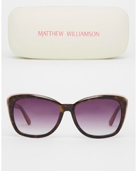 lila Sonnenbrille von Matthew Williamson
