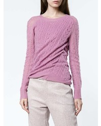 lila Strick Strickpullover von Sies Marjan