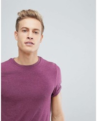 lila T-Shirt mit einem Rundhalsausschnitt von Asos