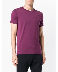 lila T-Shirt mit einem Rundhalsausschnitt von CP Company