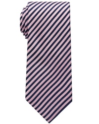 lila vertikal gestreifte Krawatte von Eterna
