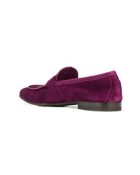 lila Wildleder Slipper von Henderson Baracco