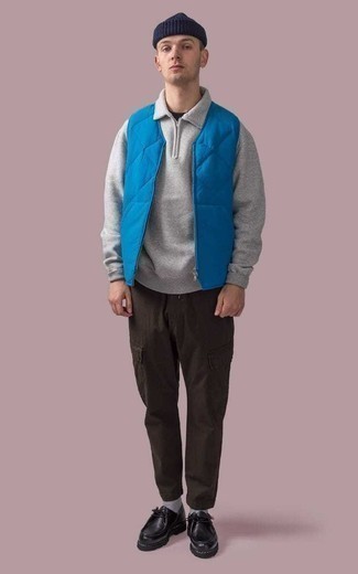 grauer Polo Pullover von Thom Browne
