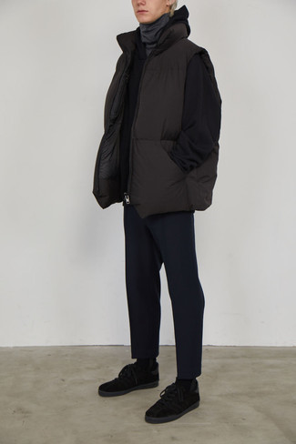 schwarzer Pullover mit einem Kapuze von 3.1 Phillip Lim
