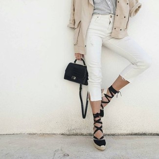 weiße enge Jeans von Polo Ralph Lauren