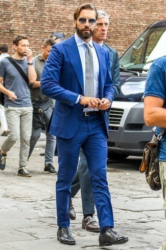 blauer Anzug von s.Oliver BLACK LABEL