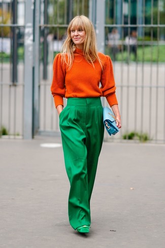 Türkise Leder Clutch kombinieren – 28 Damen Outfits