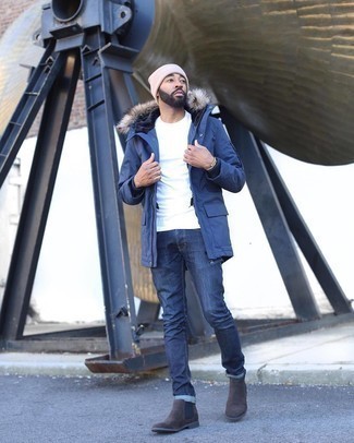Hellbeige Mütze kombinieren – 79 Herren Outfits kalt Wetter