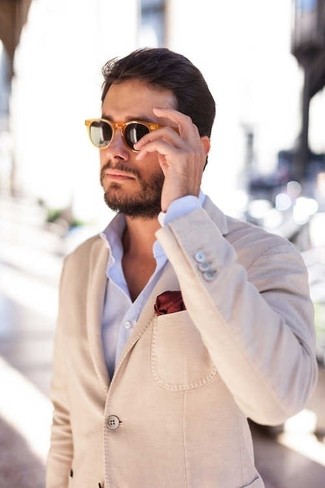 Hellbeige Sakko kombinieren – 2000+ Herren Outfits