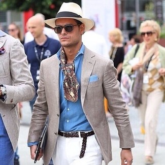 Welche Langarmhemden mit hellbeige Sakkos zu tragen – 216 Herren Outfits