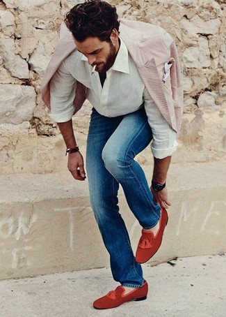 Welche Langarmhemden mit hellbeige Sakkos zu tragen – 216 Herren Outfits