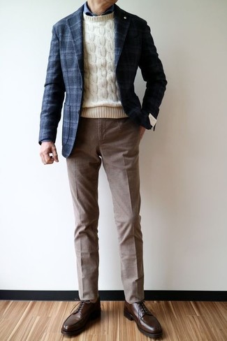 Hellbeige Strickpullover kombinieren – 172 Herren Outfits