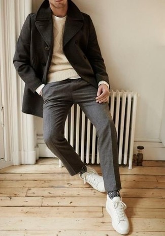 Hellbeige Strickpullover kombinieren – 172 Herren Outfits
